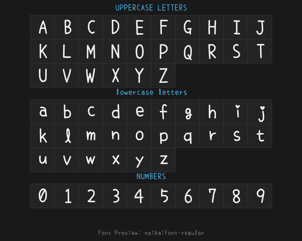 naikaifont-regularPreview