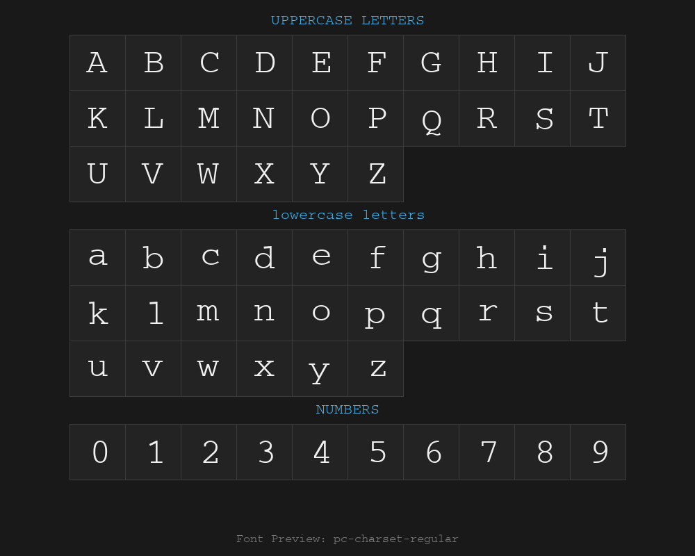 pc-charset-regularPreview
