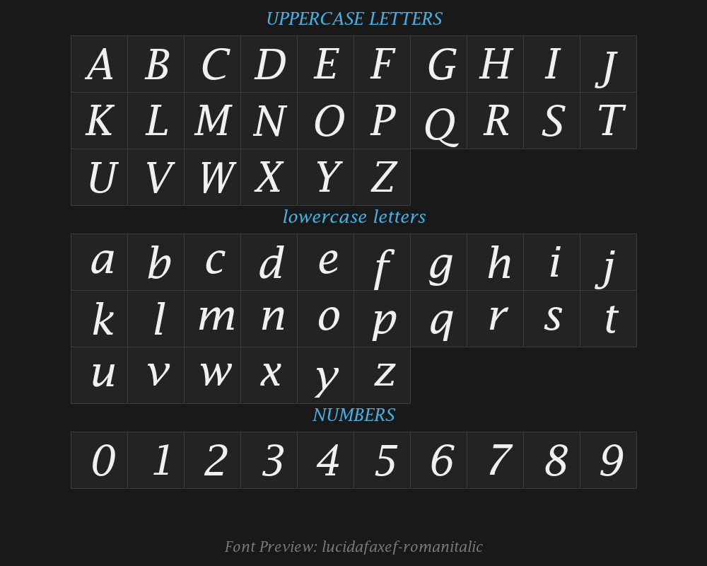 lucidafaxef-romanitalicPreview image
