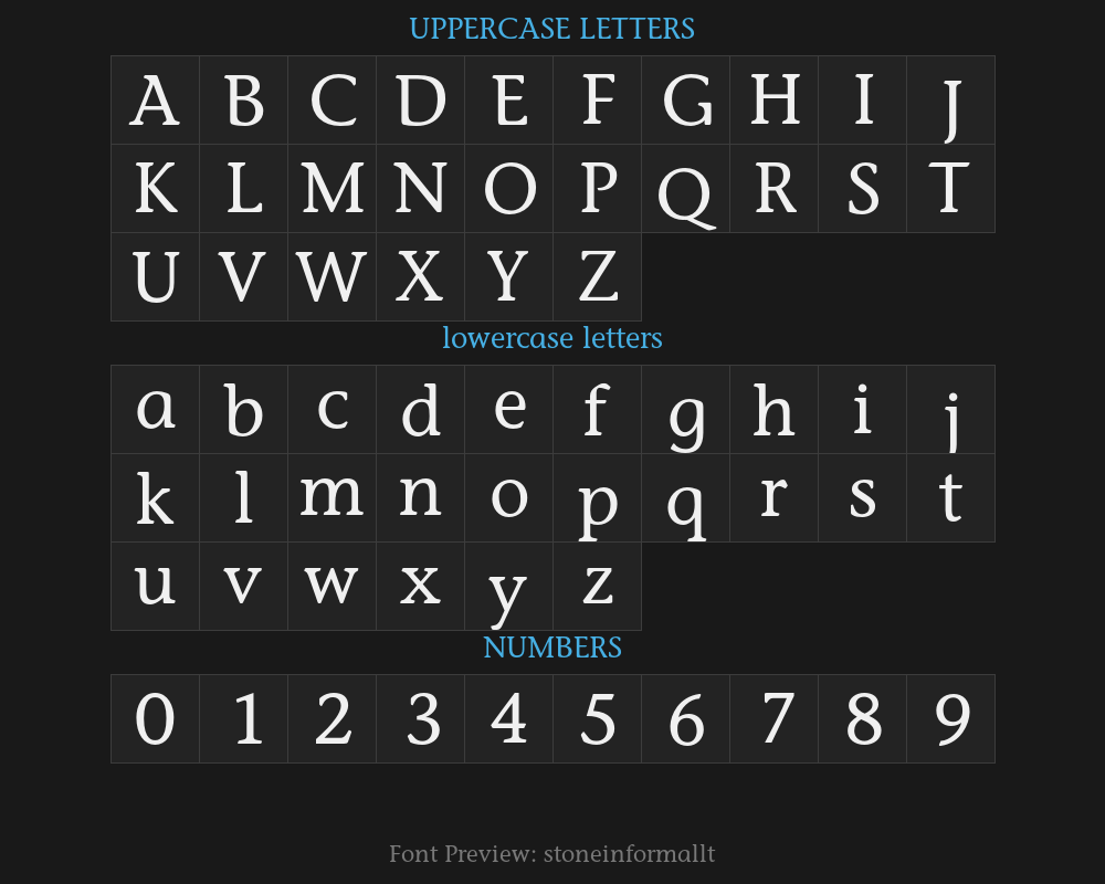 stoneinformalltPreview