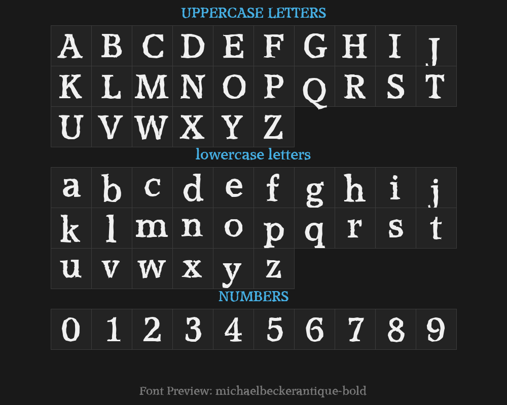 michaelbeckerantique-boldPreview