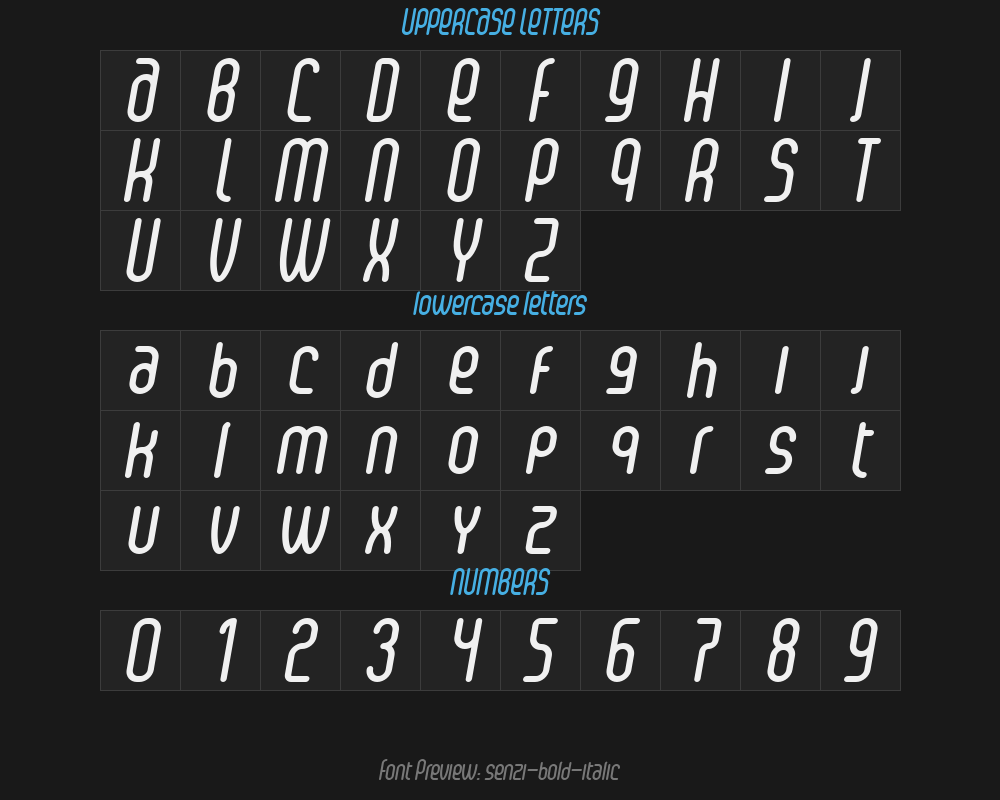 senzi-bold-italicPreview