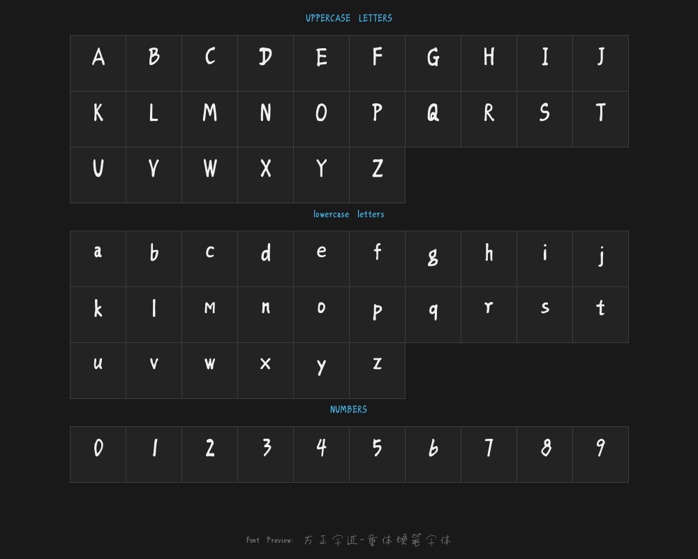 Square Handwriting - Children's Hard Pen type.ttfPreview