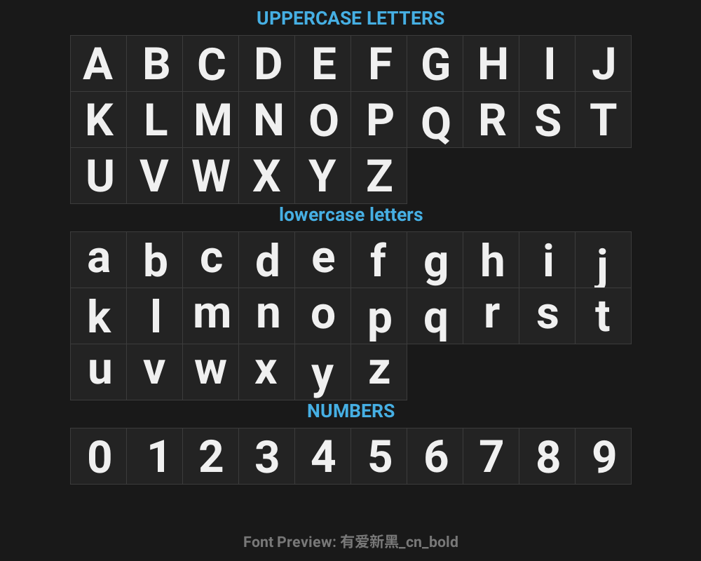 Love New Black _cn_boldPreview