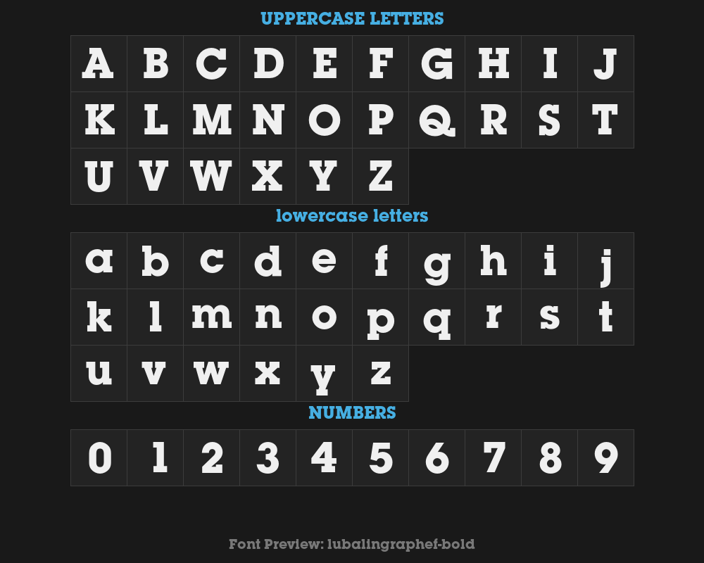 lubalingraphef-boldPreview