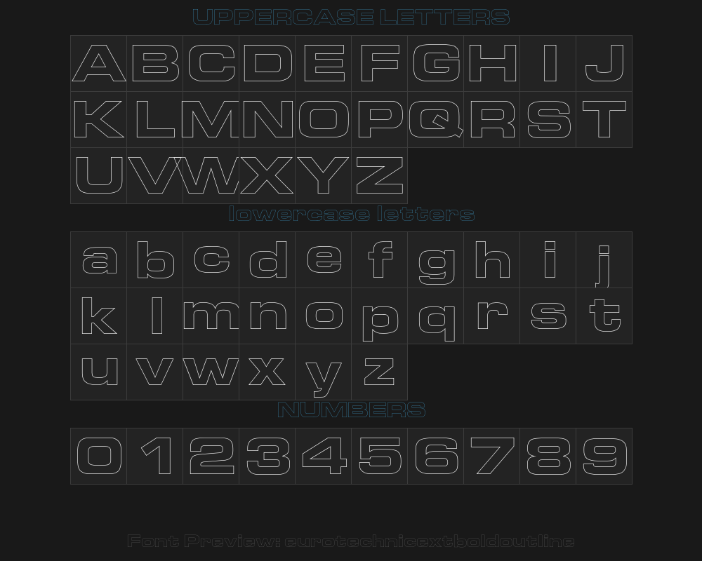 eurotechnicextboldoutlinePreview