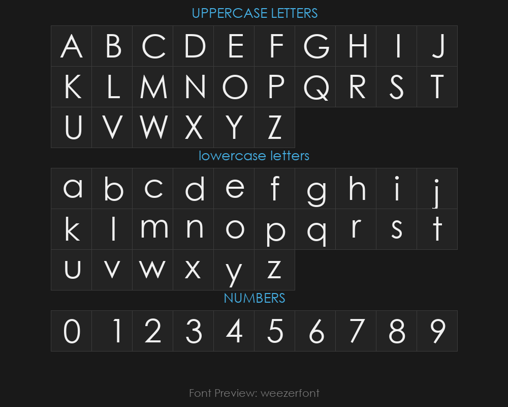 weezerfontPreview