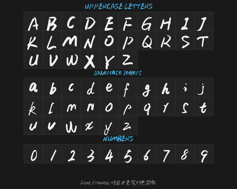 Ye Genyou Brush Features Simplified ChinesePreview