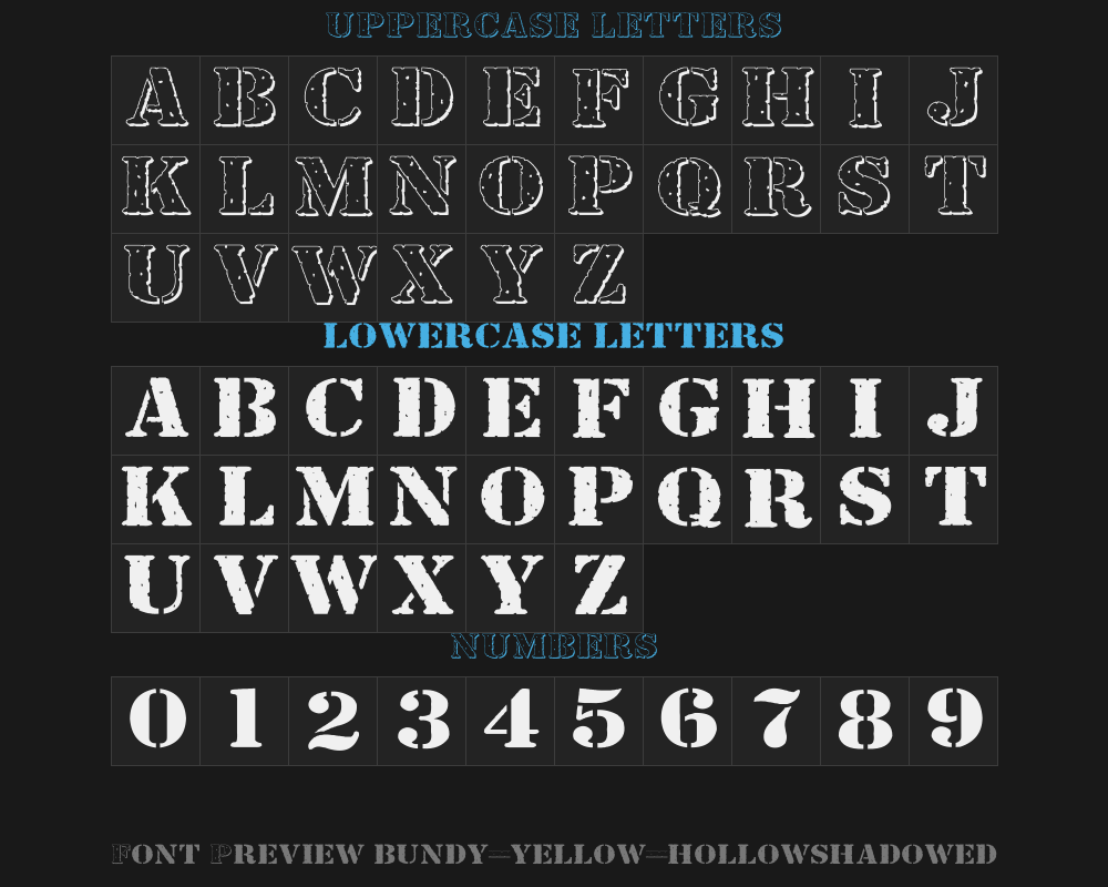 bundy-yellow-hollowshadowedPreview image