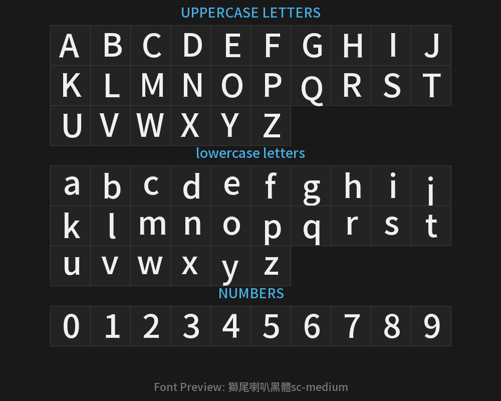 Lion-tail speaker in black typeface sc-mediumPreview