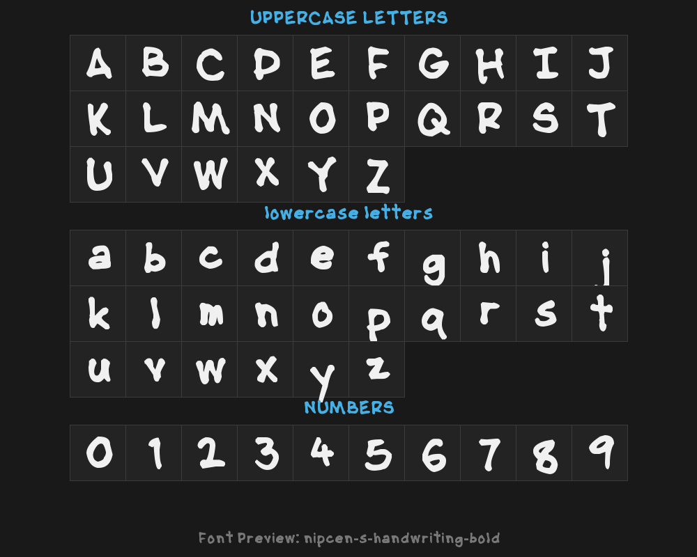 nipcen-s-handwriting-boldPreview