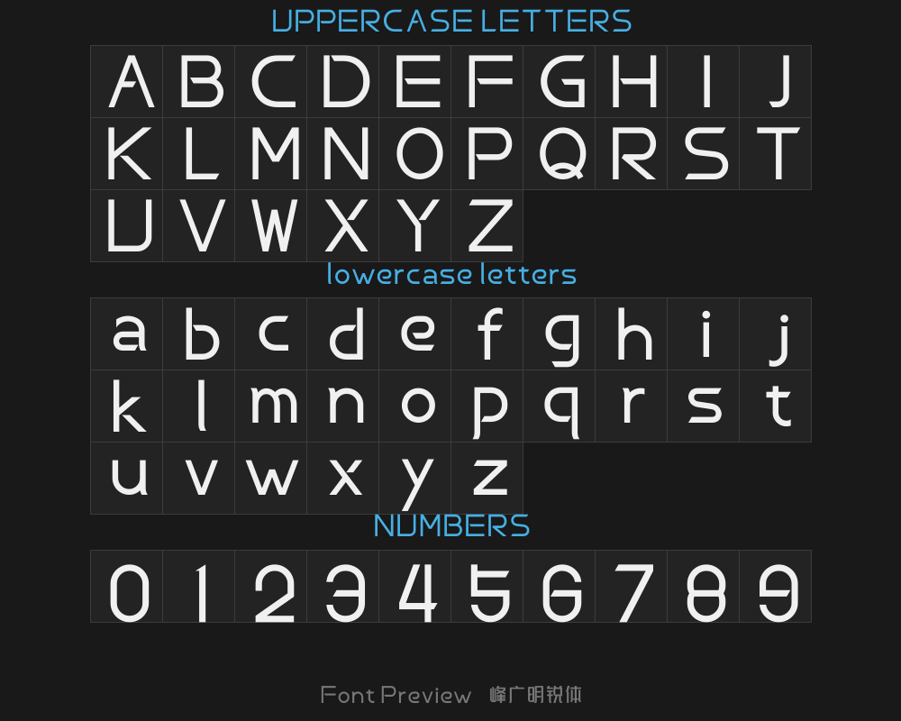 Fengguang Mingrui typePreview