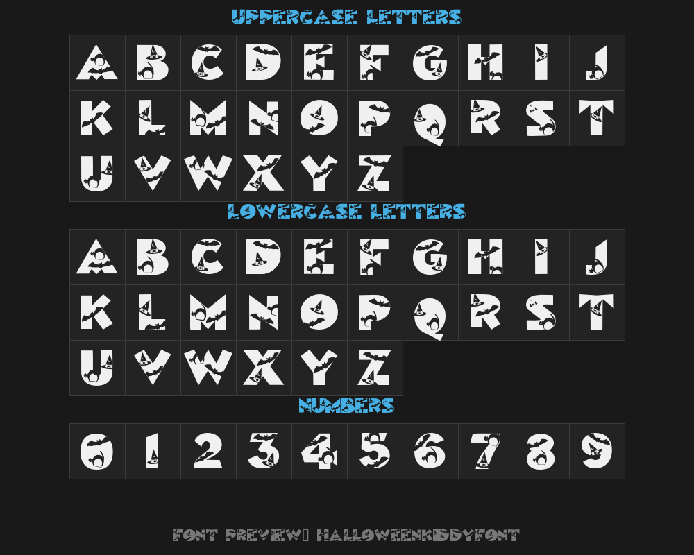 halloweenkiddyfontPreview