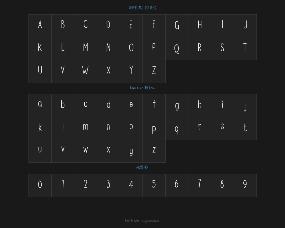 latypecondensedPreview