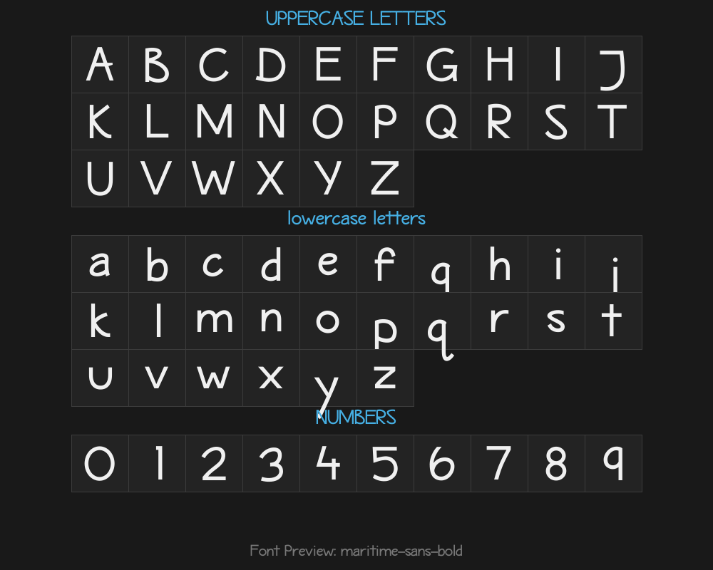 maritime-sans-boldPreview