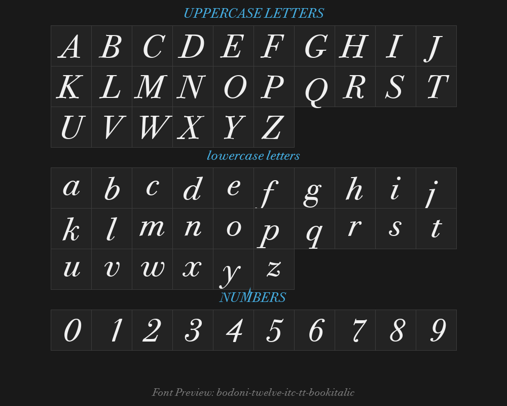 bodoni-twelve-itc-tt-bookitalicPreview