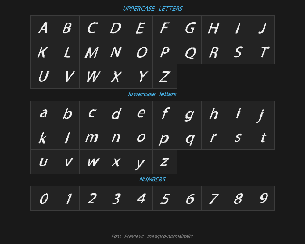 tnewpro-normalitalicPreview