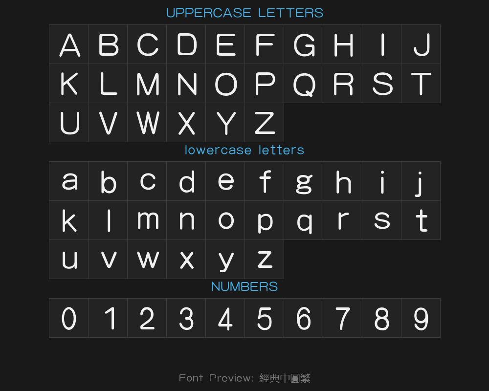 "Classic Chinese Complexity.ttfPreview