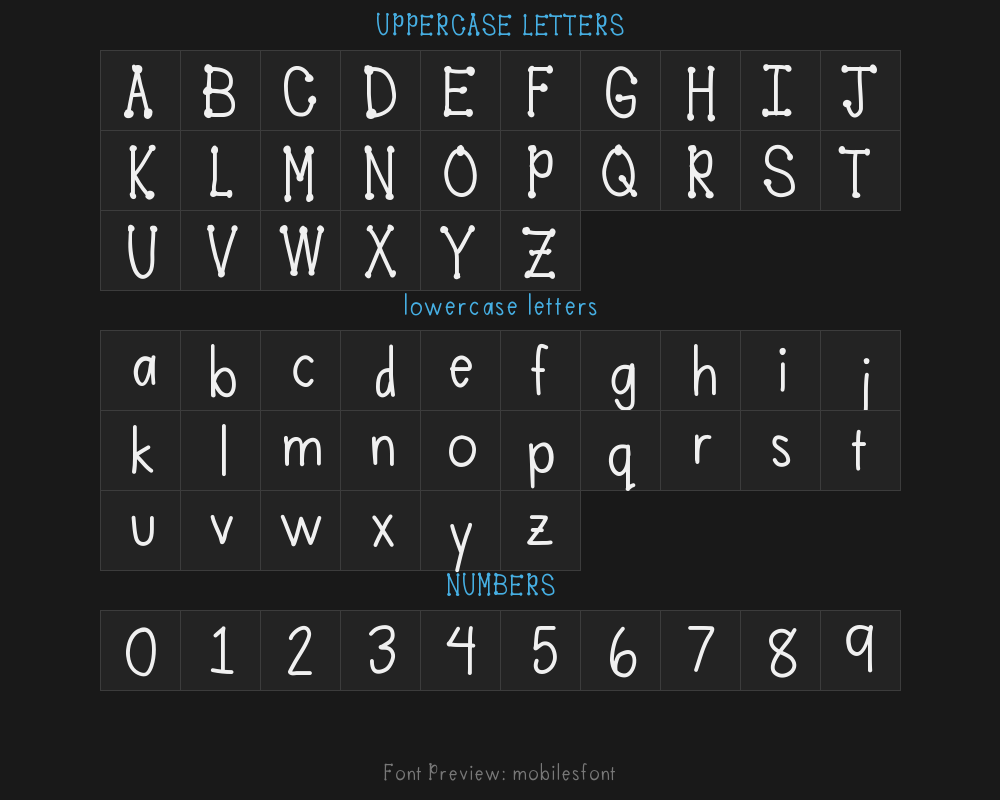 mobilesfontPreview