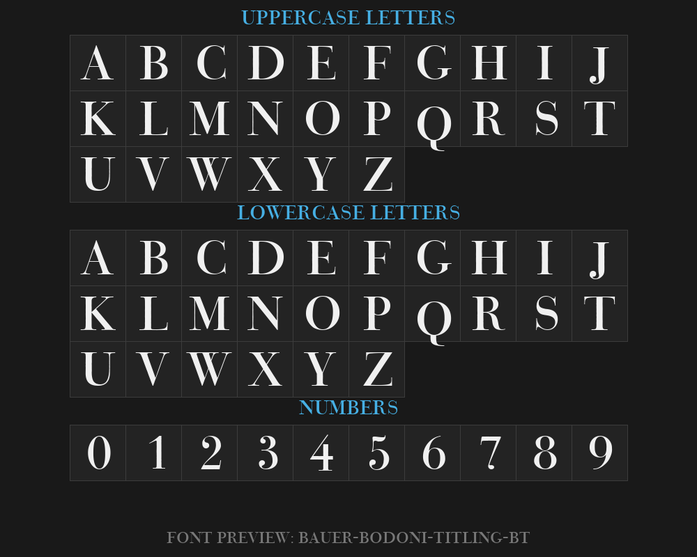 bauer-bodoni-titling-btPreview image