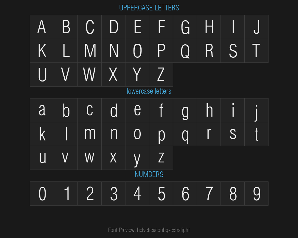 helveticaconbq-extralightPreview
