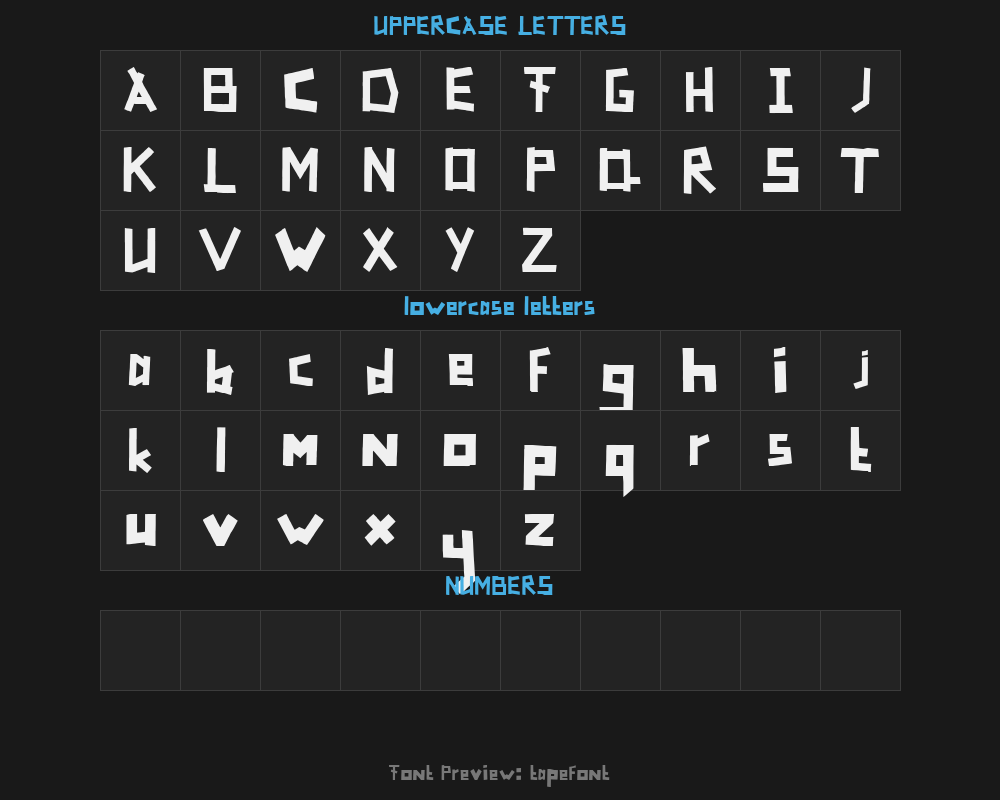 tapefontPreview
