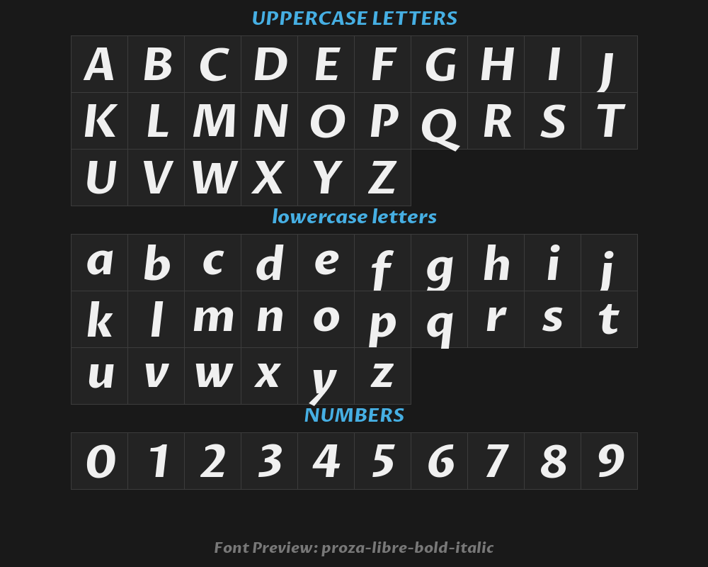 proza-libre-bold-italicPreview