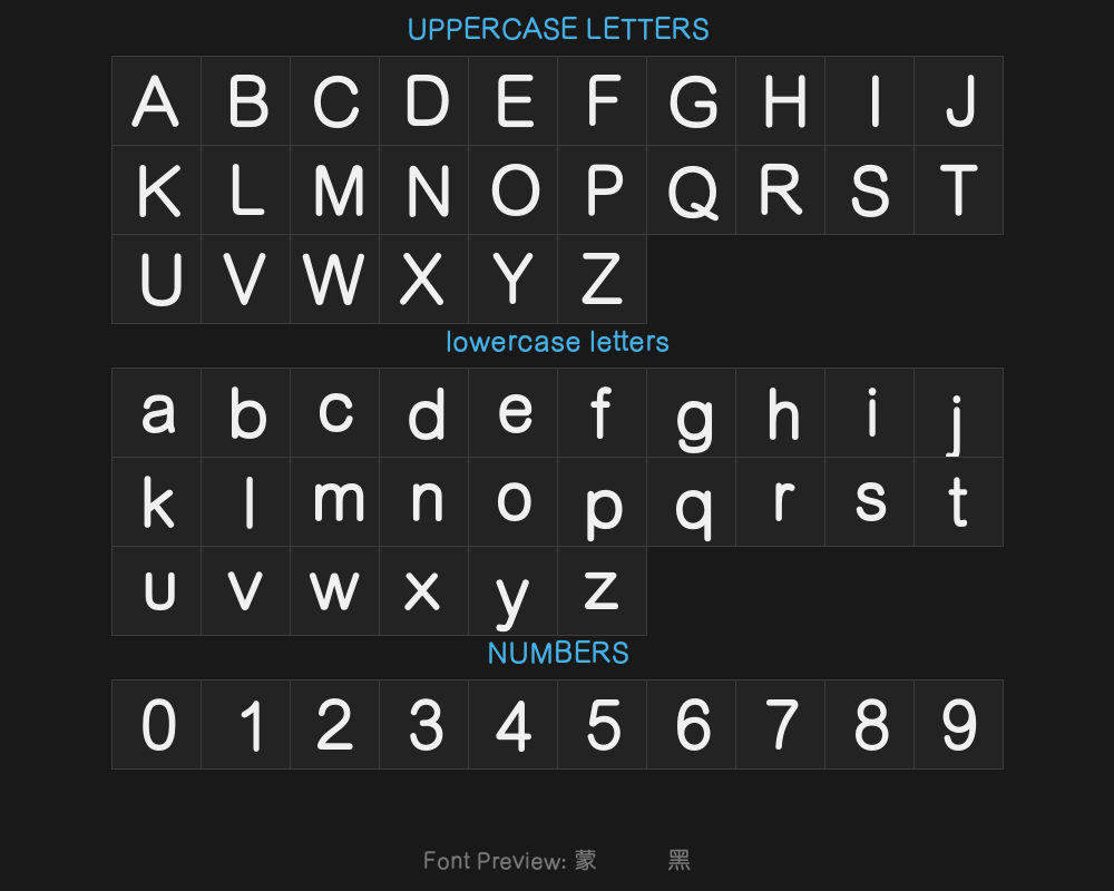 Monna Simple Round BlackPreview