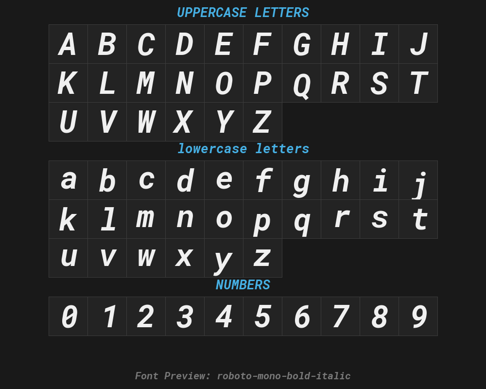 roboto-mono-bold-italicPreview