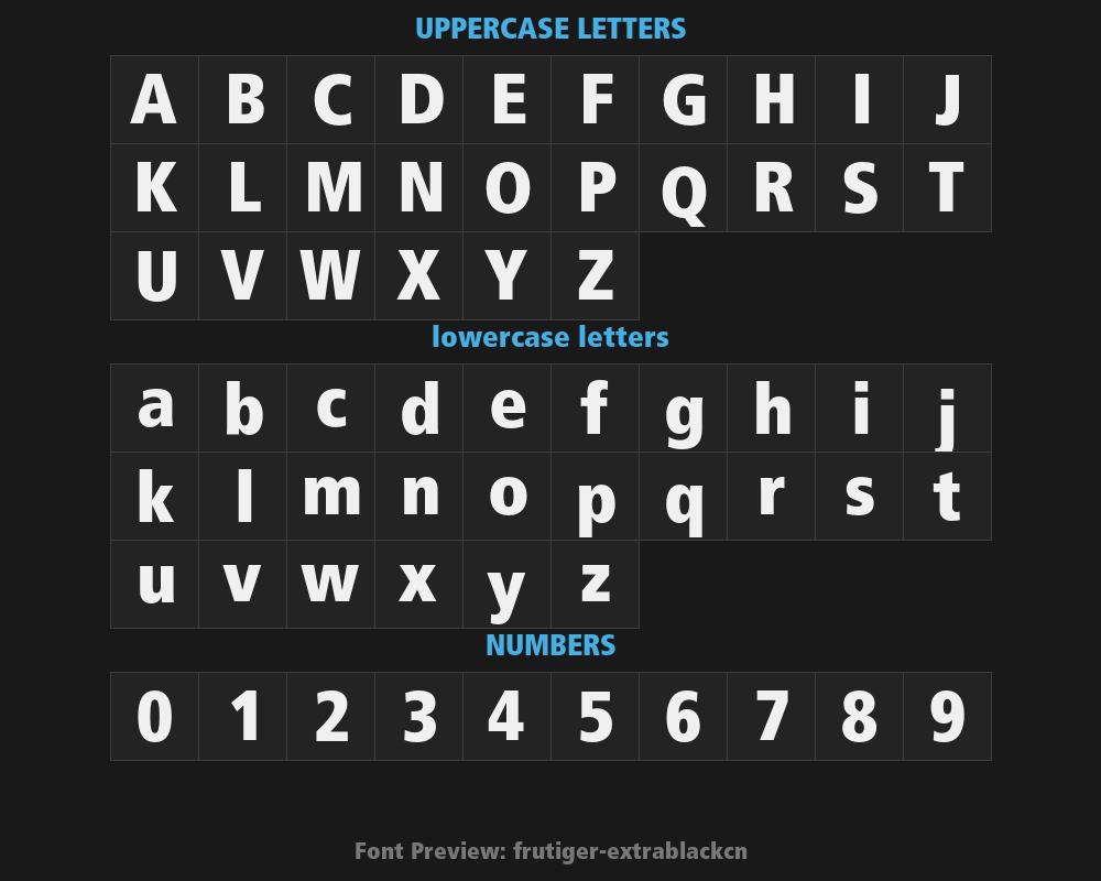frutiger-extrablackcnPreview