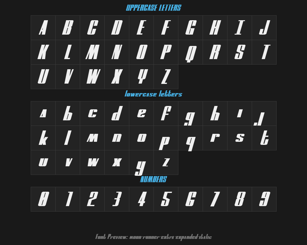 moon-runner-extra-expanded-italicPreview