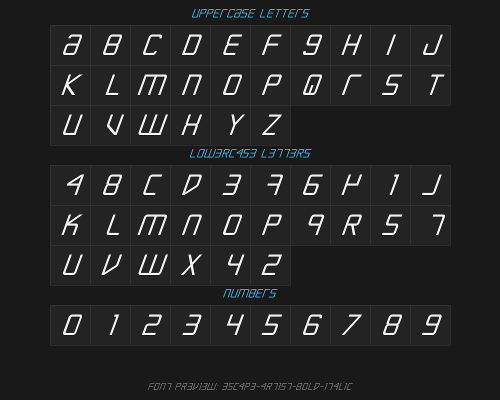 escape-artist-bold-italicPreview