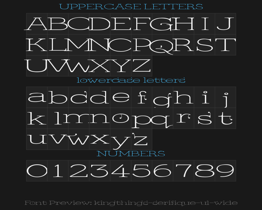 kingthings-serifique-ul-widePreview image