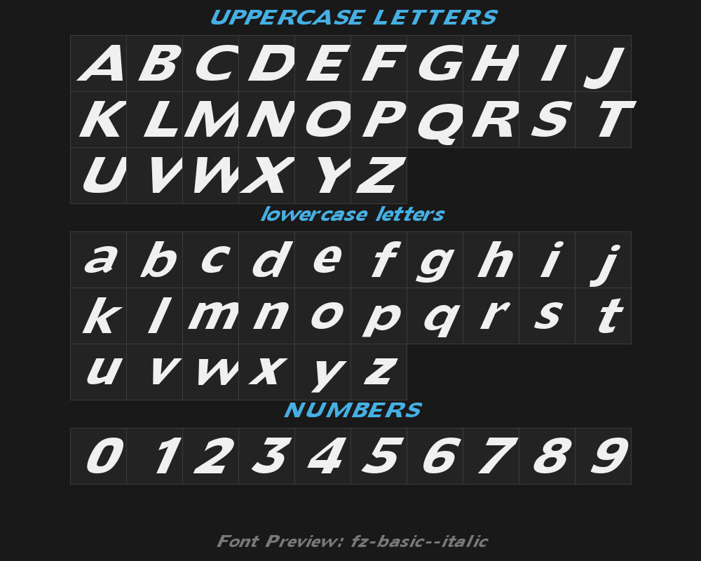 fz-basic-55-italicPreview