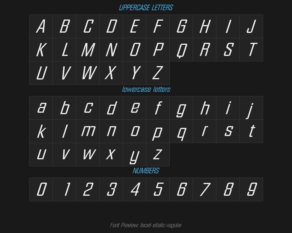 facet-xitalic-regularPreview