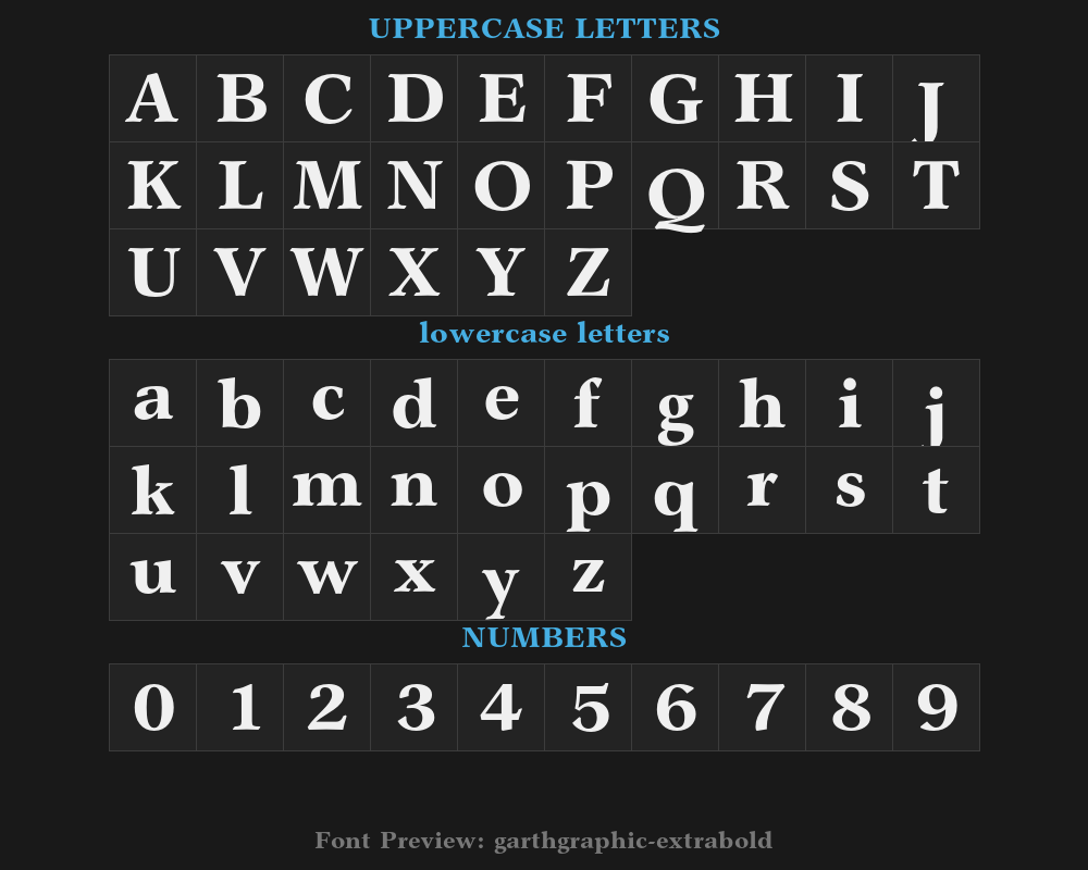 garthgraphic-extraboldPreview
