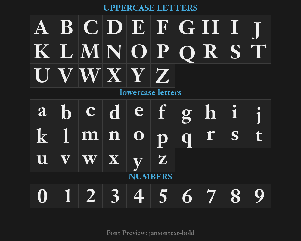 jansontext-boldPreview