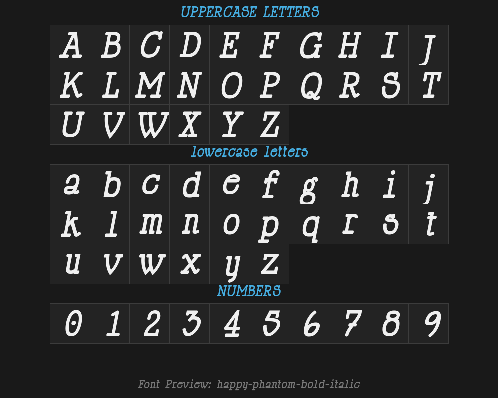 happy-phantom-bold-italicPreview