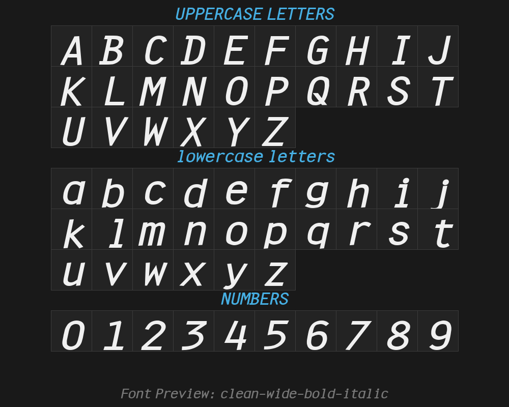 clean-wide-bold-italicPreview image