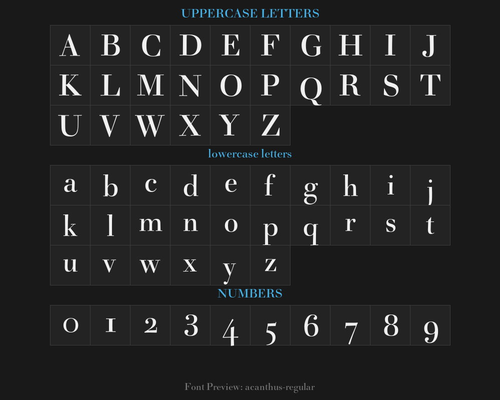 acanthus-regularPreview
