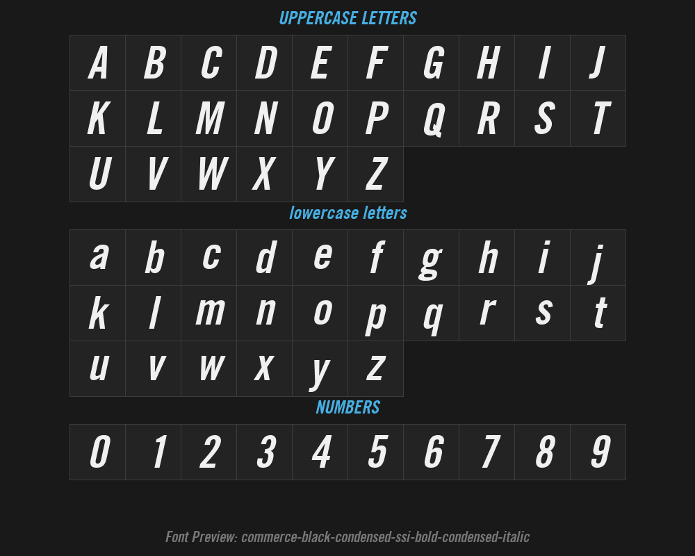 commerce-black-condensed-ssi-bold-condensed-italicPreview image