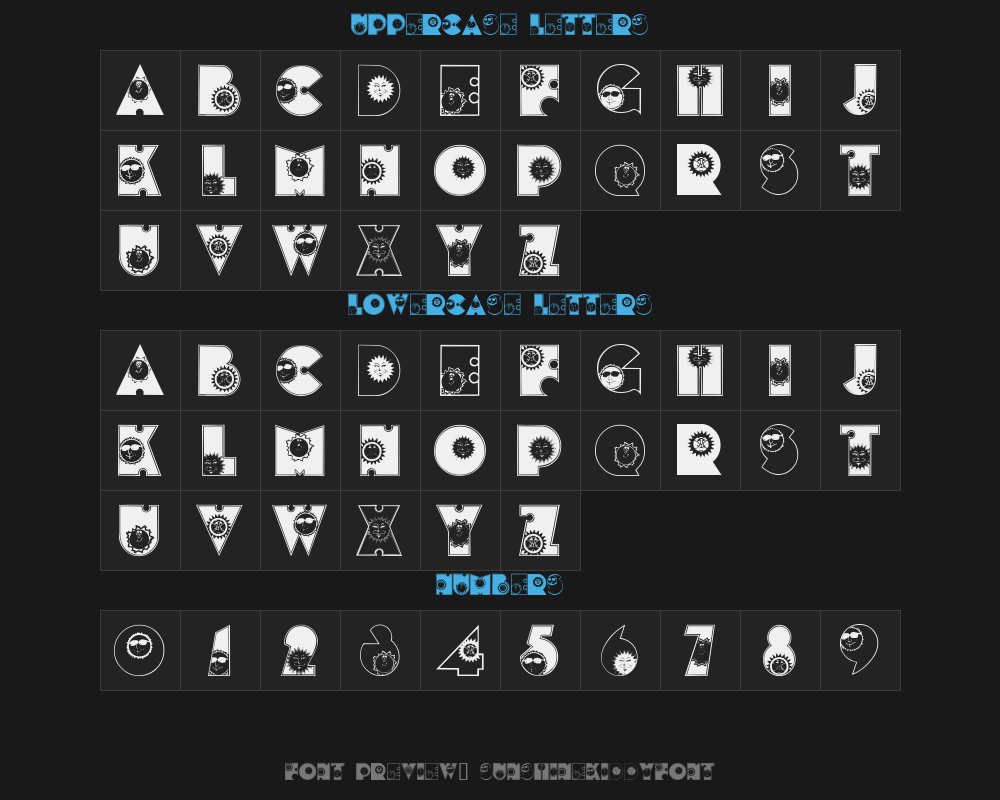 sunshinekiddyfontPreview