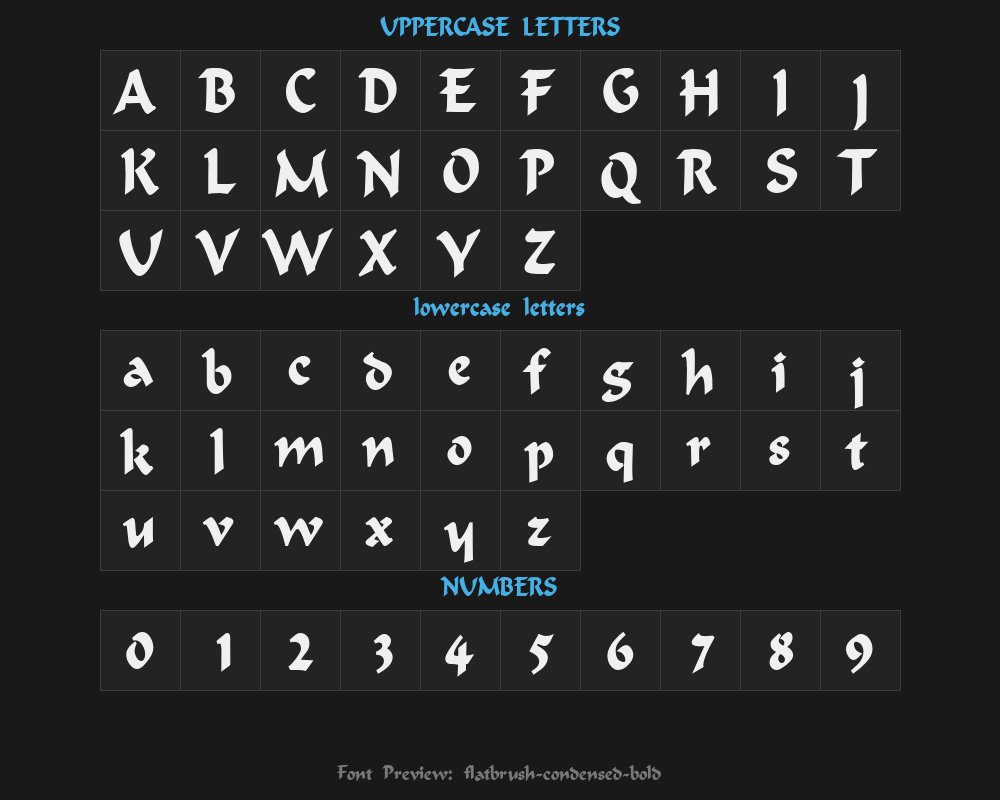 flatbrush-condensed-boldPreview