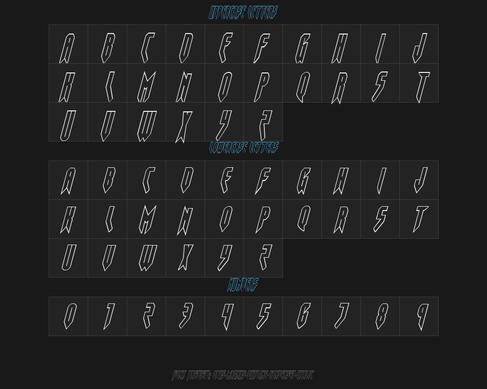 opus-magnus-outline-condensed-italicPreview