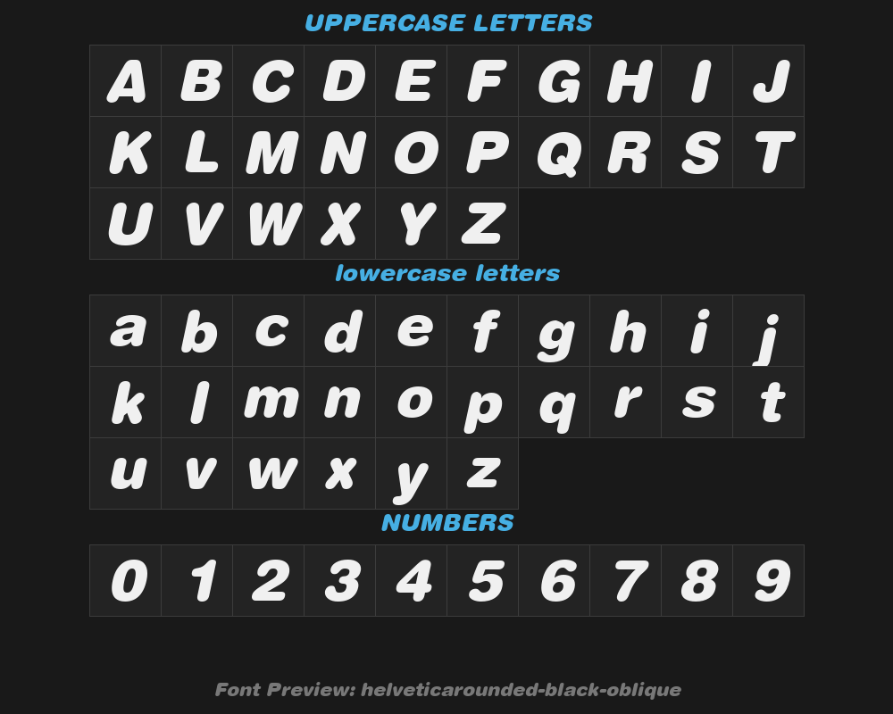helveticarounded-black-obliquePreview