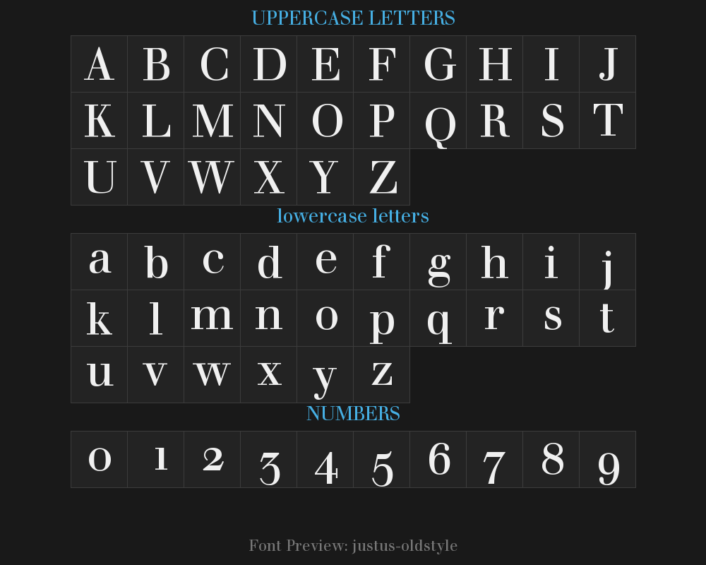 justus-oldstylePreview image