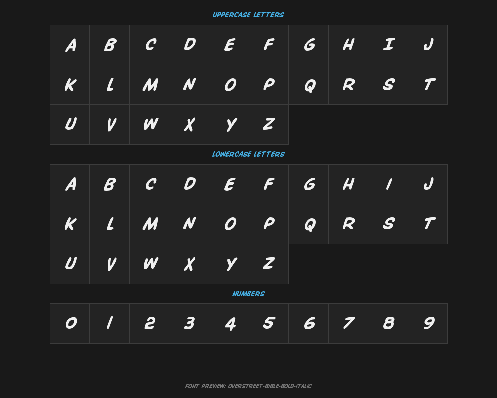 overstreet-bible-bold-italicPreview