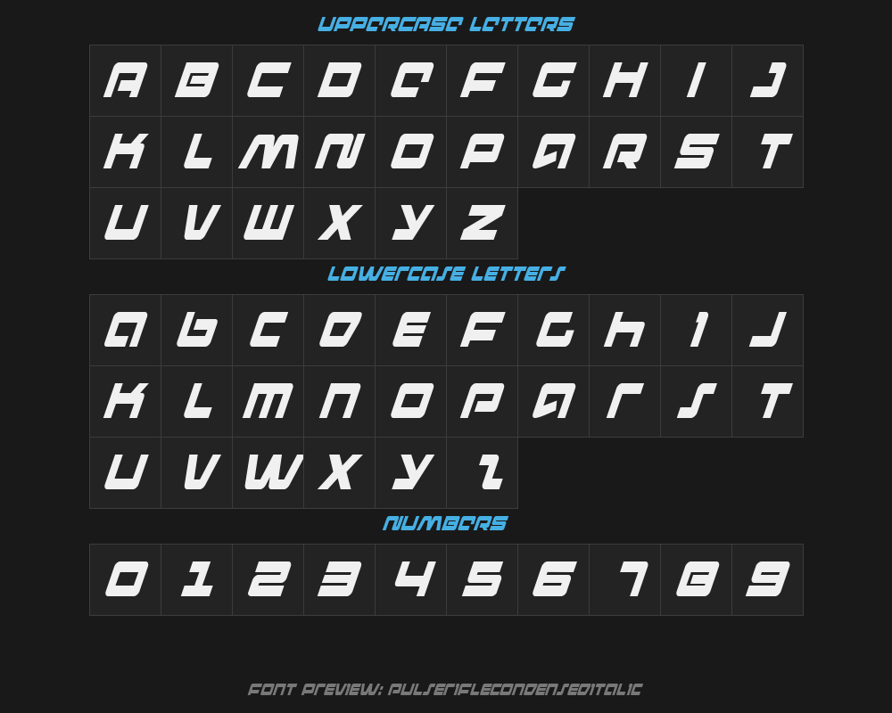 pulseriflecondenseditalicPreview