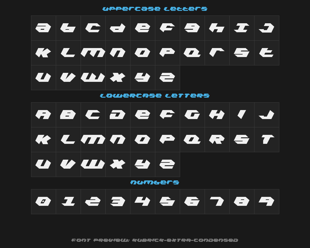 kubrick-extra-condensedPreview