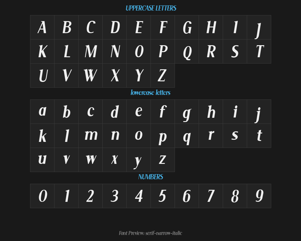 serif-narrow-italicPreview
